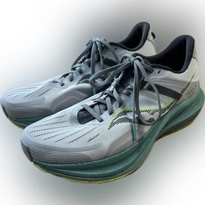 Saucony Tempus Men’s Running Shoes – Fossil/Moss – Size 10